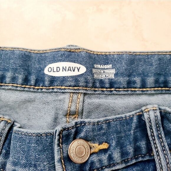 Old Navy boys straight leg blue jeans - Picture 5 of 12